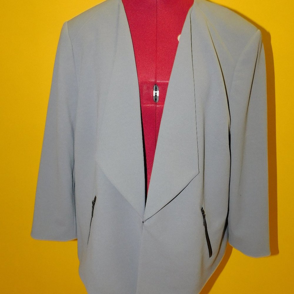 🔥5/25 Kasper light slate gray blazer